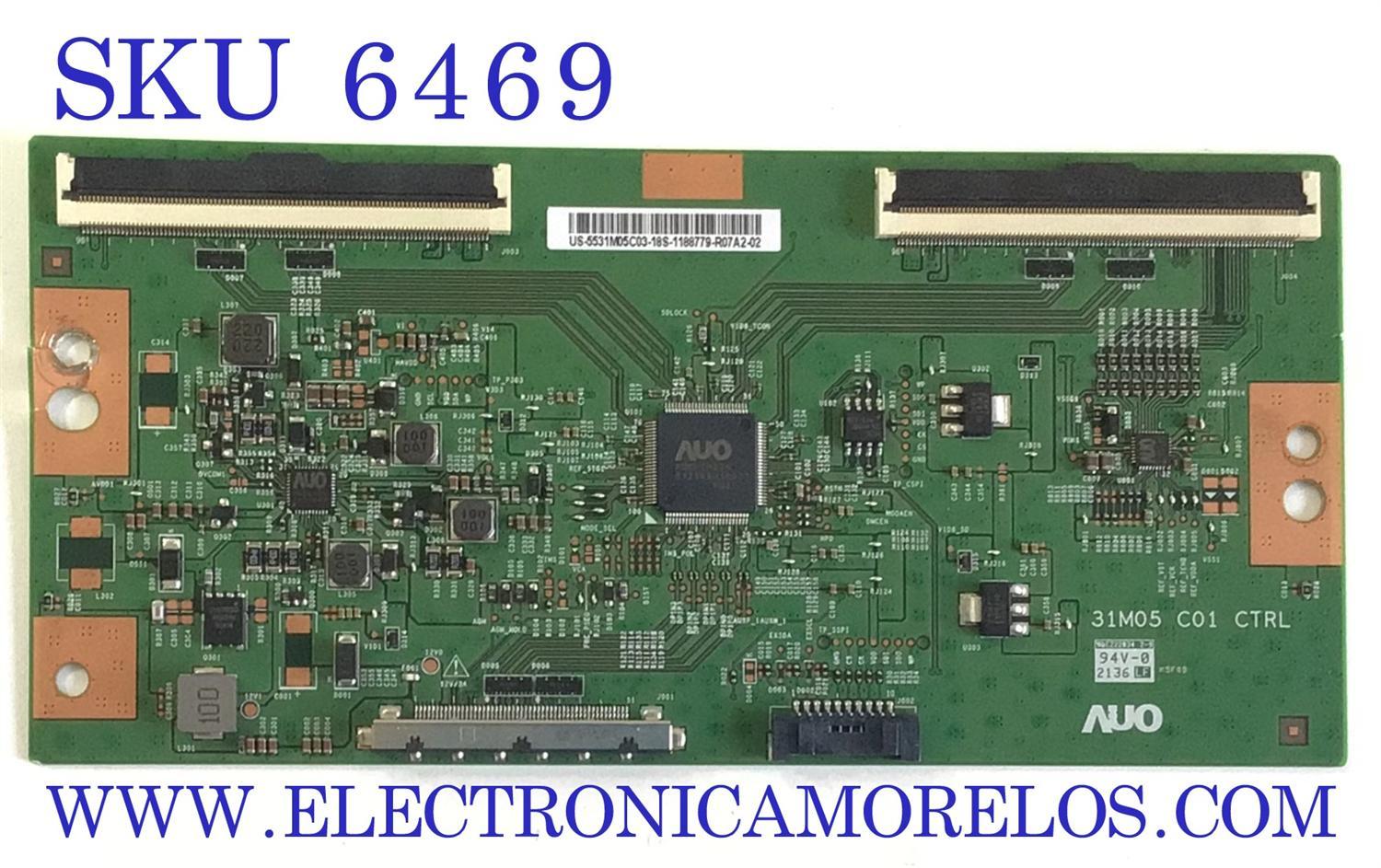 T-CON PARA MONITOR SAMSUNG / NUMERO DE PARTE 55.31M05.C03 / 31M05 C01 CTRL / 5531M05C03 / PANEL CY-MA320HGAV2H / MODELO LS32A700NWNXZA AA01